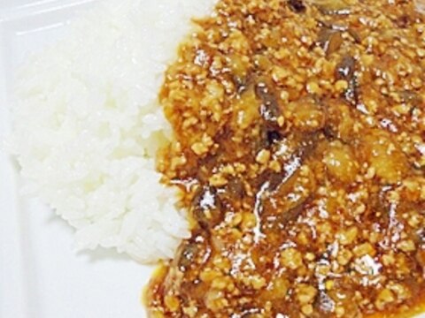 なすとひき肉のマーボーライス